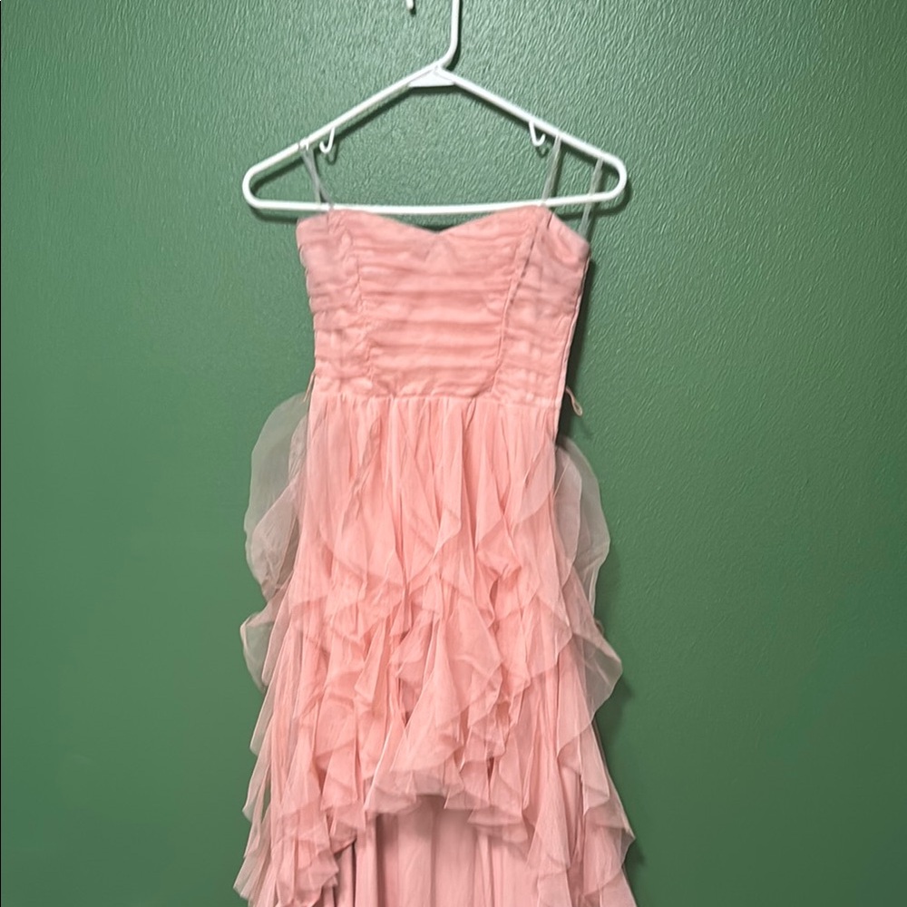 Pink Ruffled Kids Dress